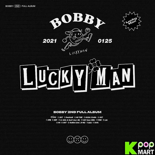 BOBBY 2nd FULL ALBUM - LUCKY MAN (Random)