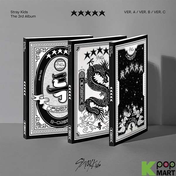 Stray Kids Album Vol. 3 – ★★★★★ (5-STAR) (Standard Ver.) (3 Version Set)